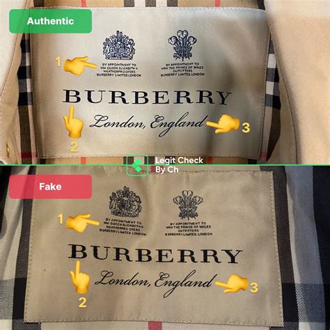 burberrys tag real vs fake|genuine burberry label.